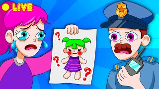LIVE🔴 At The Police Station + More Kids Songs | Nomad kids Cartoon
