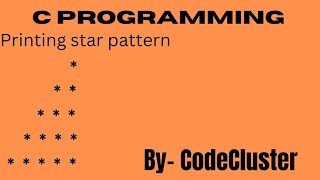 printing mirrored right angle triangle | C language