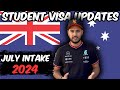 Student visa changes for july intake 2024 australia