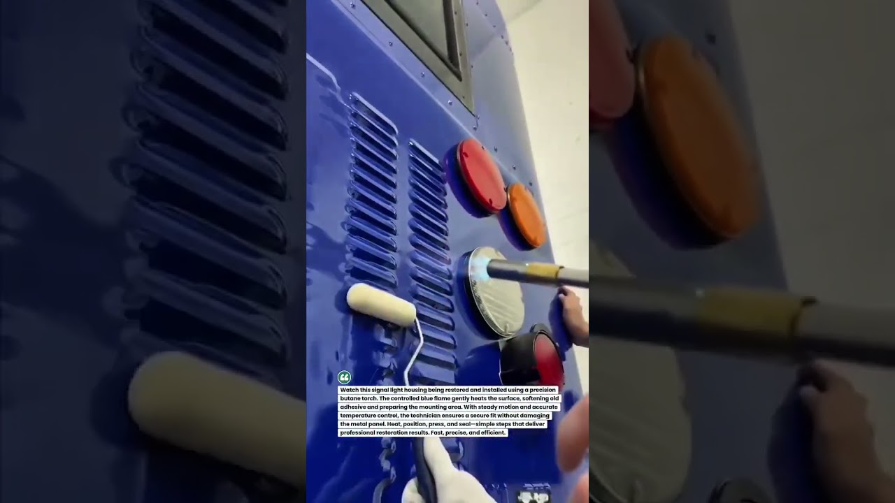 Heat & Install Signal Lights Fast with Butane Torch #DIY #Restoration #Tools