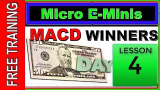 Micro E-Minis: MACD Winning Signals Lesson 4  Profit Opportunities  on a Day when the Index is DOWN