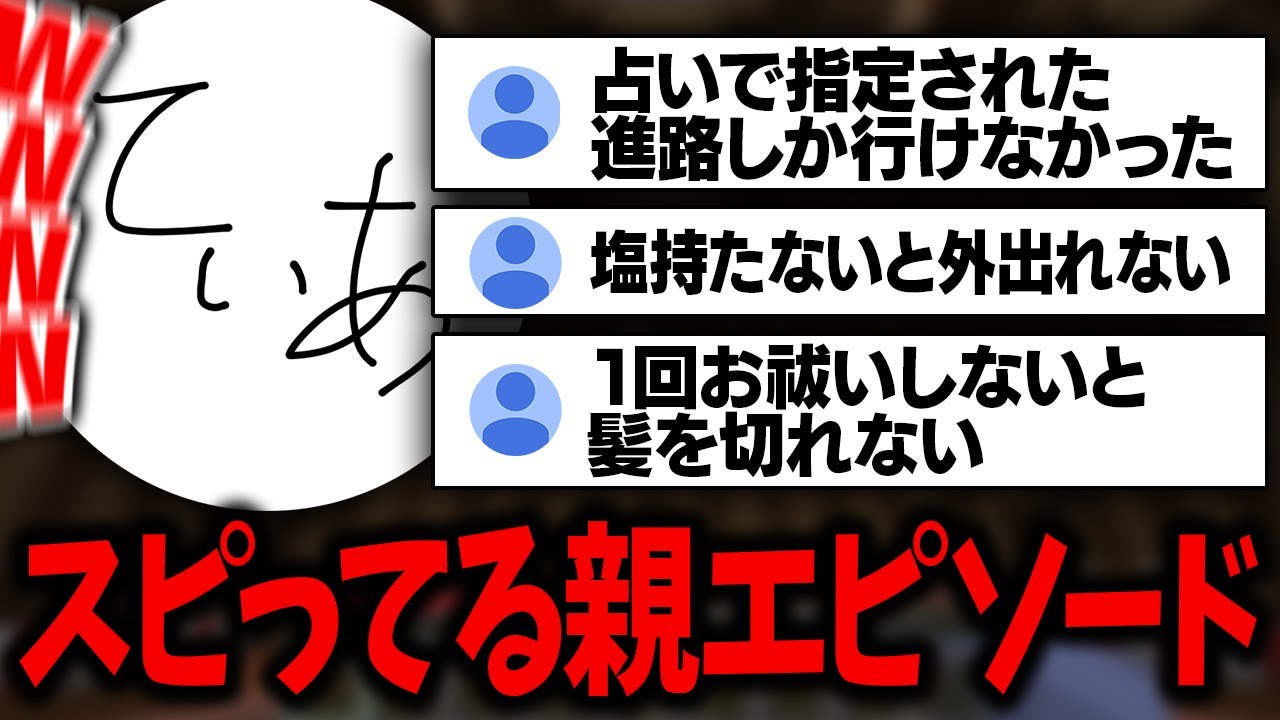 視聴者のスピった家庭内エピソード聞いたらヤバすぎて爆笑したのと占いに行った話【マインクラフト】