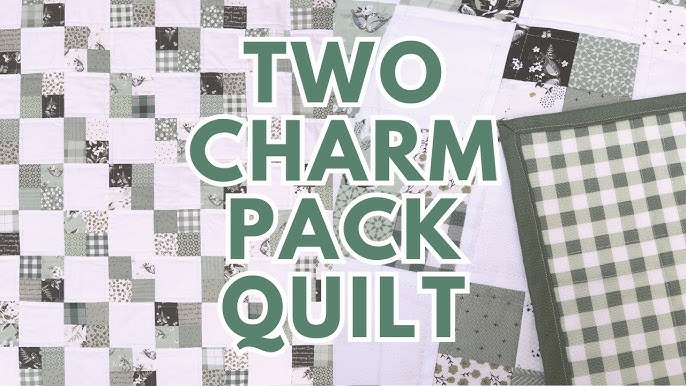 Easy Peasy Charm Square Quilt (Part 2) ~ Half Square Triangle Quilt