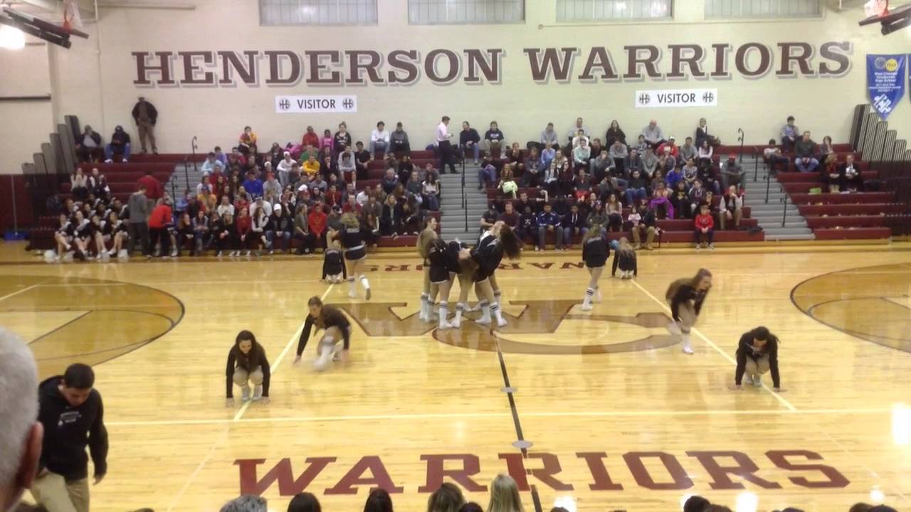 Henderson Dance Team Pep Rally Dance vs. East YouTube