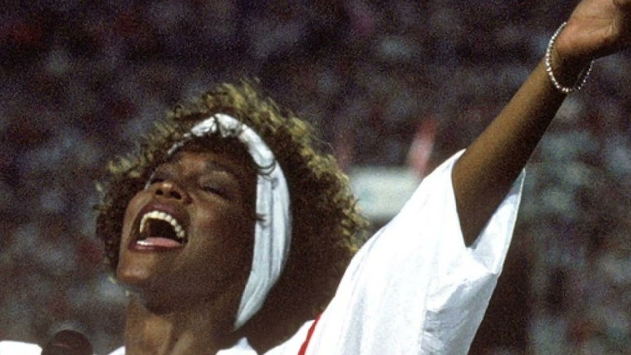 thumbnail image 2 of Whitney Houston Star Spangled Banner Tracksuit Costume – National Anthem Singer Outfit 2 of 6