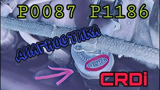 CRDi. P1186 P0087 Диагностика. Зачем прописывать форсунки?