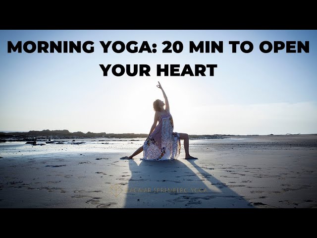 Morning Yoga Practice with Dagmar : 20 Min To Open your Heart class=