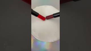 Lipstick destruction into Slime ASMR #shorts #lipstickslime #asmr