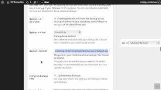 iThemes Security for WordPress: Automatic Database Backups