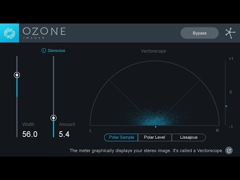Ozone Imager: iZotope's Free Stereo Widening Plug-in