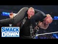 Adam Pearce suffers an F5 after indefinitely suspending Brock Lesnar: SmackDown, Oct. 22, 2021