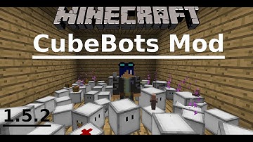 Minecraft: Mod Review: CubeBots Mod! |1.5.2|