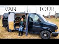 STEALTH VAN TOUR | Camper Van Conversion Built For Safety and Simplicity By Solo Female Traveler