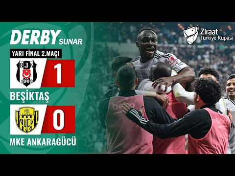 Beşiktaş 1-0 MKE Ankaragücü MAÇ ÖZETİ (Ziraat Türkiye Kupası Yarı Final 2. Maçı) / 07.05.2024