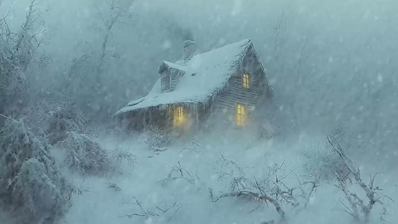 Howling Blizzard Sounds | Winter Ambience | Heavy Wind & Snowfall ...