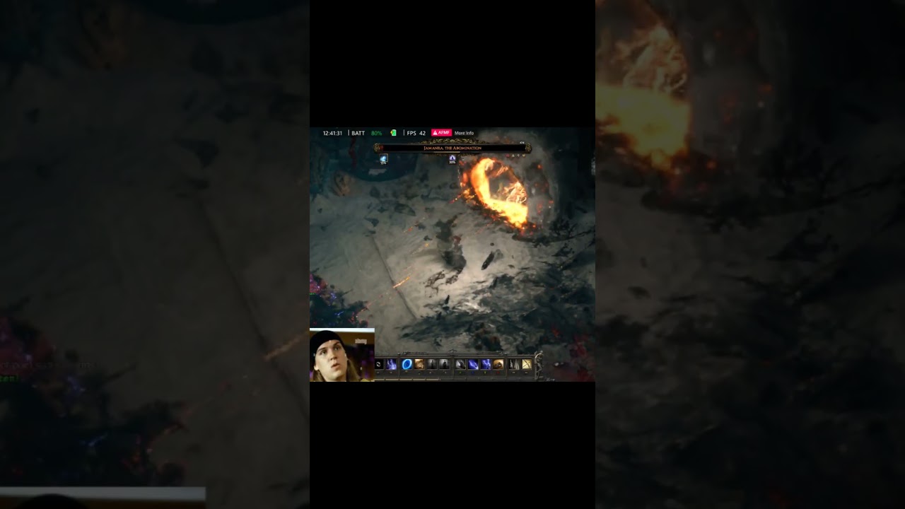 Jam Anra the abomination defeated act  2 boss 