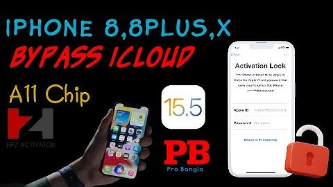 iOS 15.5 Bypass iCloud Activation Lock iPhone 8,8Plus, iPhone X Hello Screen HFZ Activator One Click