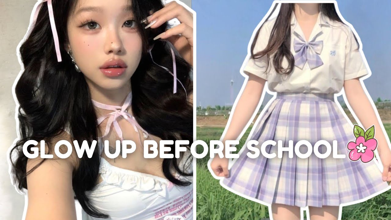 Tips on how to glow up before school starts💡🌸 - YouTube