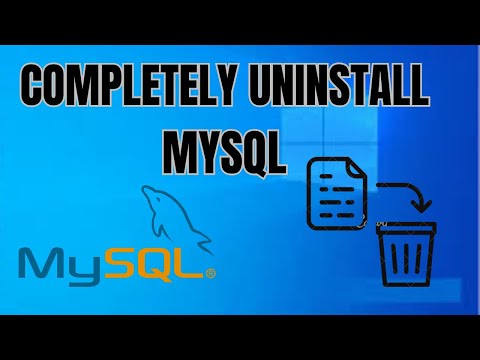 how to uninstall MySQL on window |  how to completely Remove MySQL #uninstallmysql