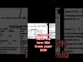 Class 5th Mathematics mid term SBA Guess paper 2025| school Based Assessment maths paper class 5th