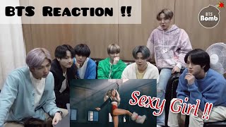 BTS reaction to LISA - 'MONEY' PERFOMANCE VIDEO #BTSreactionLISA