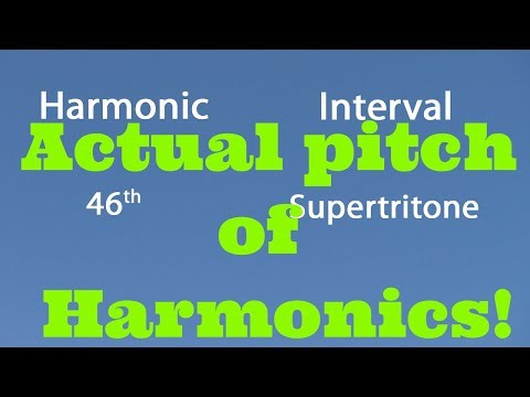 What do Harmonics really sound like?
