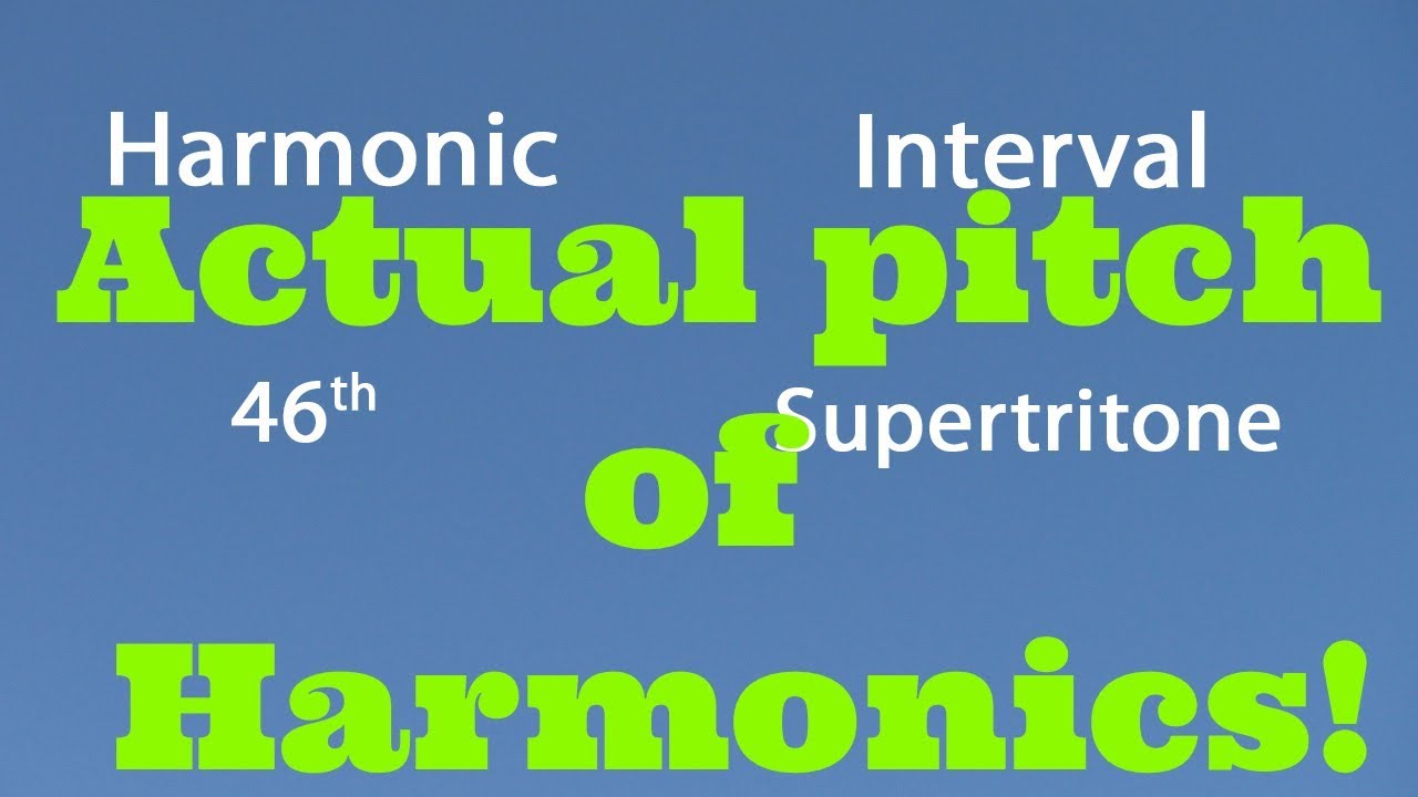 What do Harmonics really sound like? - YouTube