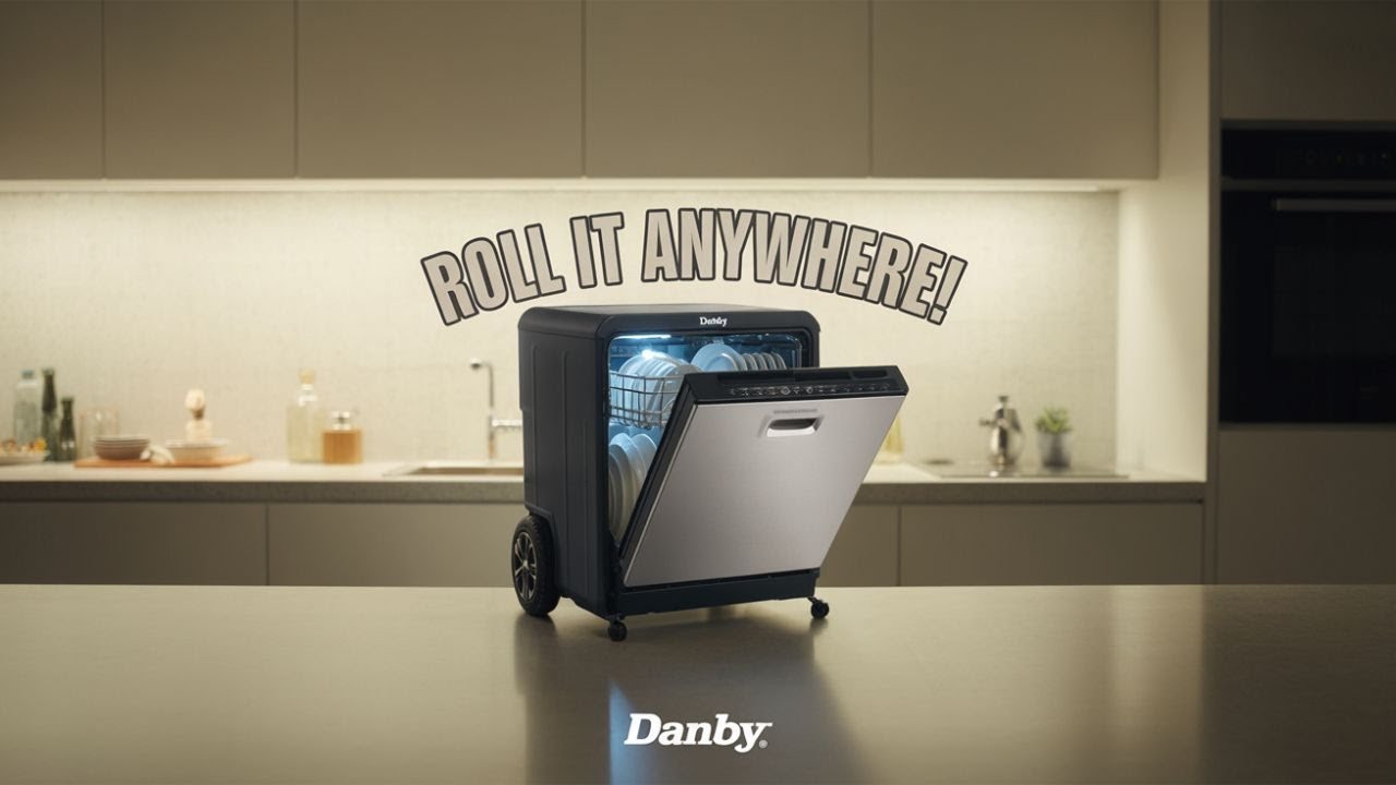 🧼 Danby Portable Dishwasher Review – Small Space, Big Clean! | Worth It in 2025?