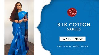 Silk Cotton | Latest Sarees Collections | Shruseternity screenshot 1