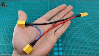 Xt60Sc1-J36 Xt60 Series Battery Connector Cable Wire Delta Extension Lipo