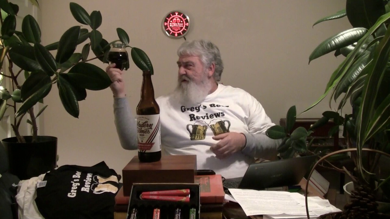 Beer Review # 2334 Modern Times Brewing Haunted Stars Imperial Rye Porter