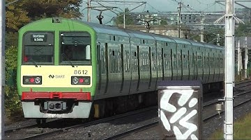 Irish Rail 8510 Class Dart Train number 8612 - Blackrock, Dublin