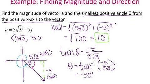Precalc 6.3 Vectors