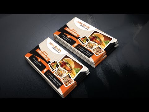 Professional Business Card Design ( Restaurant)