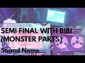 Semifinals with bibi cartoon monster parts