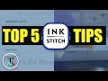 Top 5 inkstitch tips for beginners  free program for embroidery