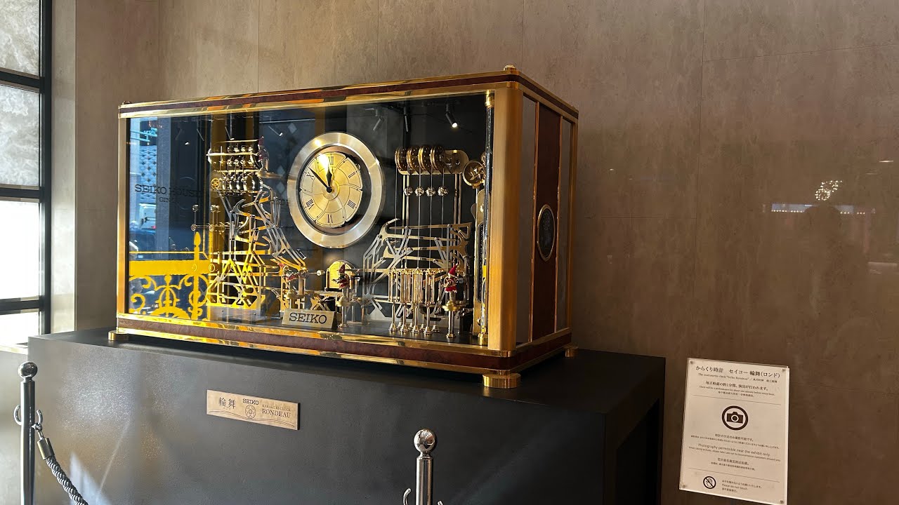 銀座和光本館 からくり時計「セイコー 輪舞(ロンド) 」2025.12.7 