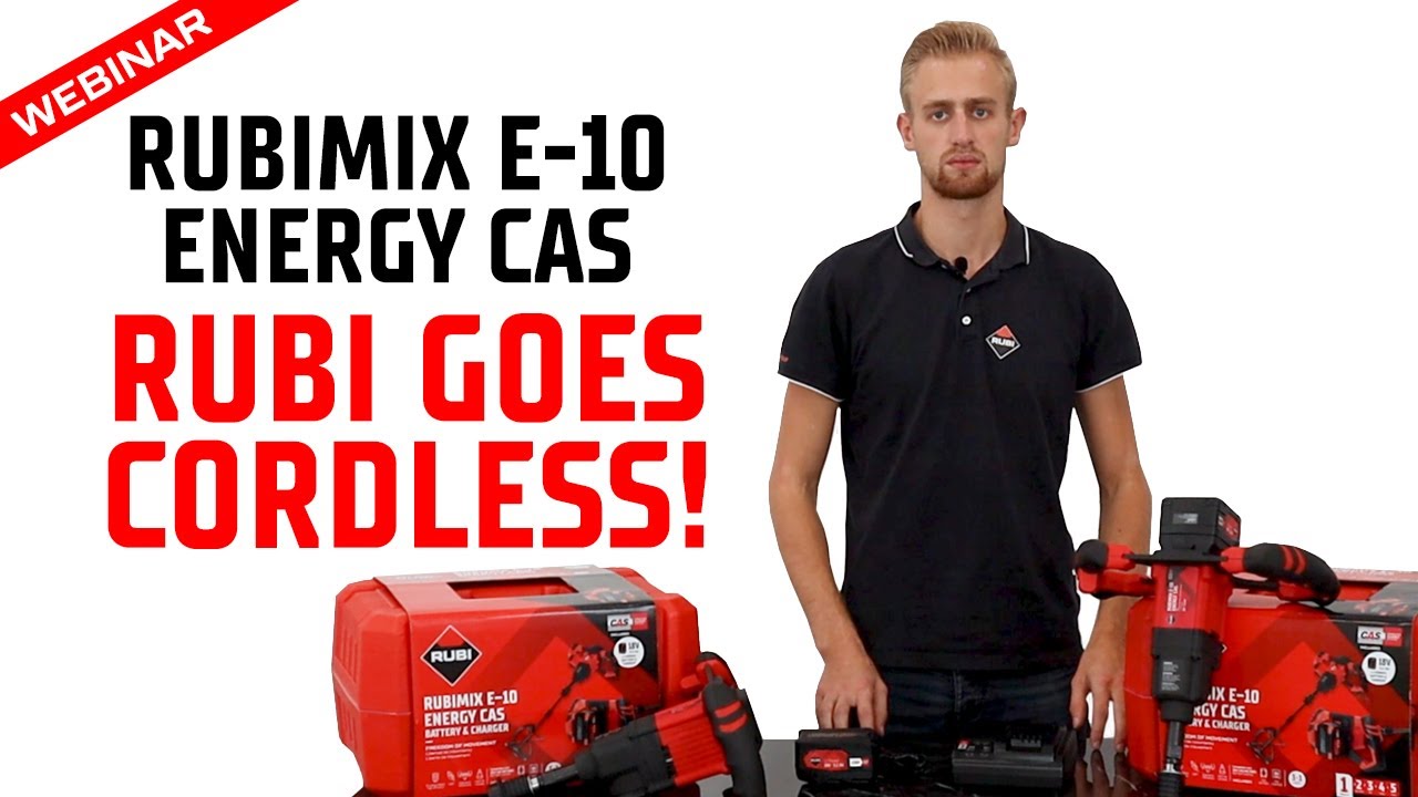 RUBIMIX E-10 ENERGY CAS | Draadloos mengen met power en gemak