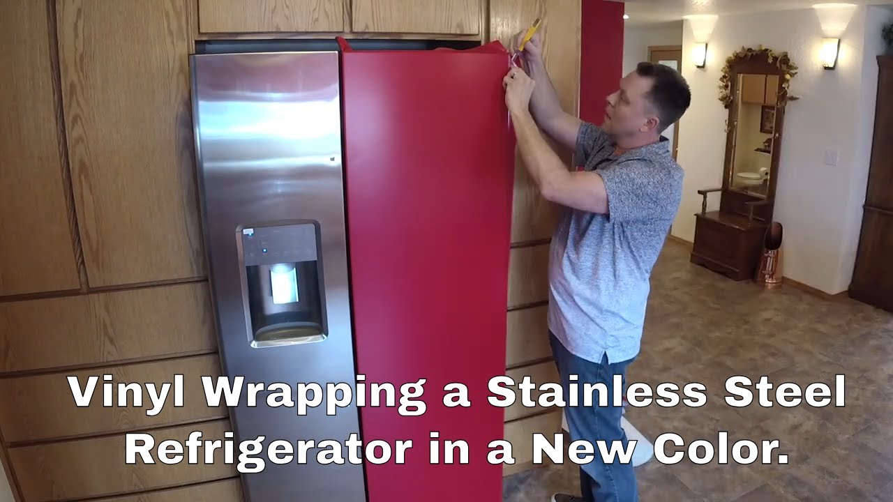 Step-by-Step Guide: How to Wrap Your Fridge Door with Vinyl 