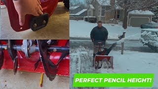 You're Snow Blower is too Low!! Set it right with this trick!