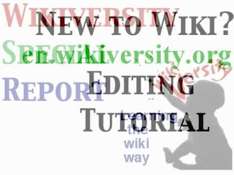 A Wiki Editing Tutorial