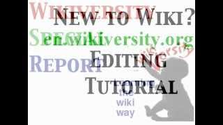 A Wiki Editing Tutorial