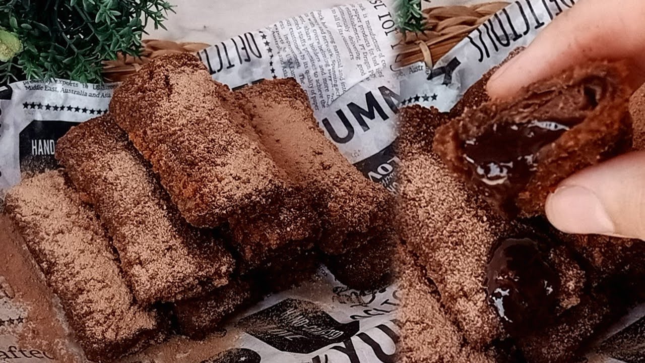 Хрустящий шоколадный рисоле || супер шоколад, хрустящий и тающий