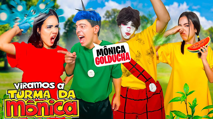 NOS TRANSFORMAMOS NA TURMA DA MÔNICA POR 24 HORAS!!