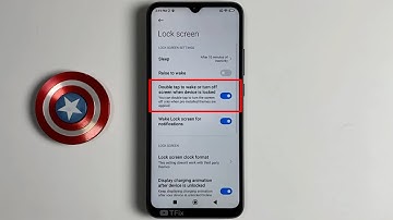 Double tap to turn on the screen on POCO C40 Android 11