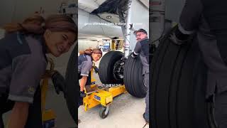Why Plane Wheels Stop Mid-Air ✈️ Physics Explained #Airplane #Physics