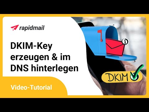 DKIM-Key für Absenderdomain erstellen und ins DNS bei Ionos eintragen | rapidmail Video Tutorials