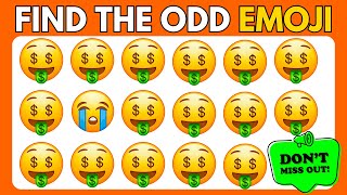 Find The Odd Emoji | Find The Odd One Out | Emoji Quiz | Easy, Medium, Hard & Impossible #9