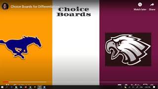 Choice Boards & Hyperdocs (May 20)