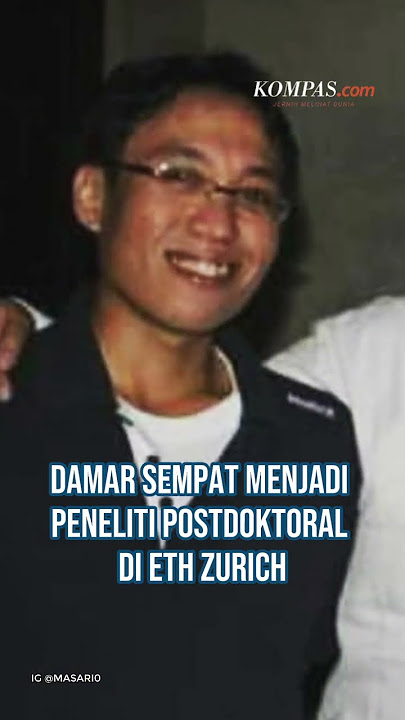 Canggihnya Damar, Anak Dono Warkop Jadi Ahli Nuklir di Luar Negeri